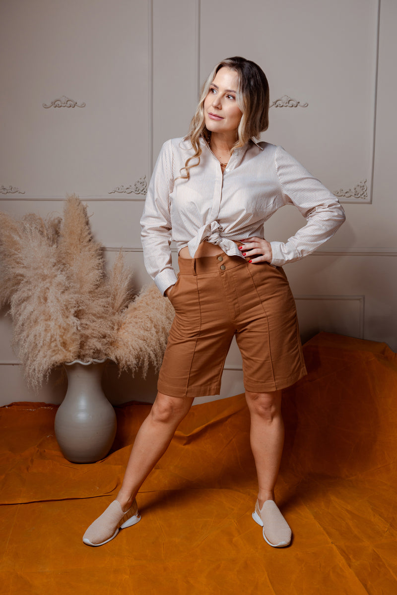Bermuda Alfaiataria Feminino LN Elaine