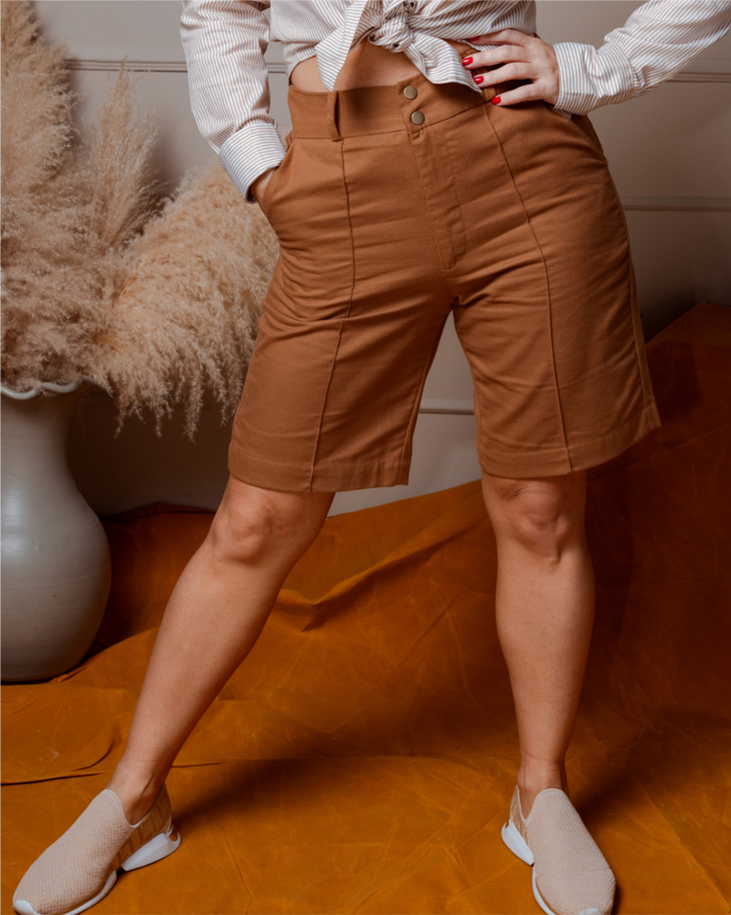 Bermuda Alfaiataria Feminino LN Elaine