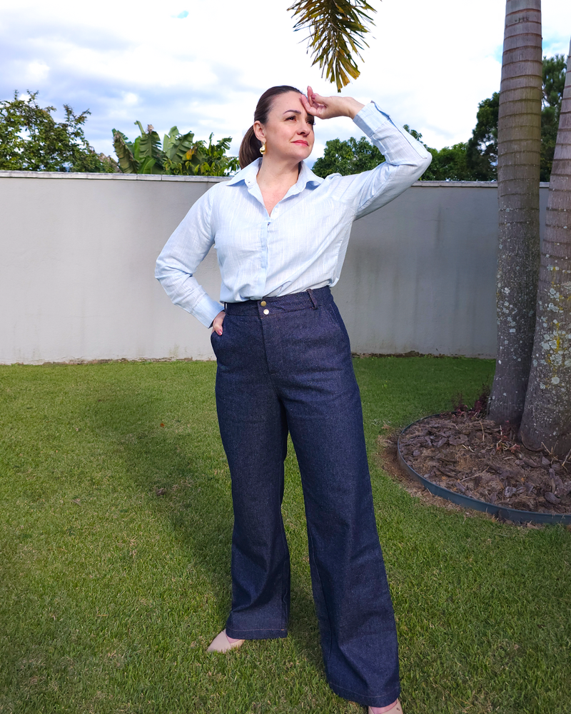 Calça Pantalona LN Rose