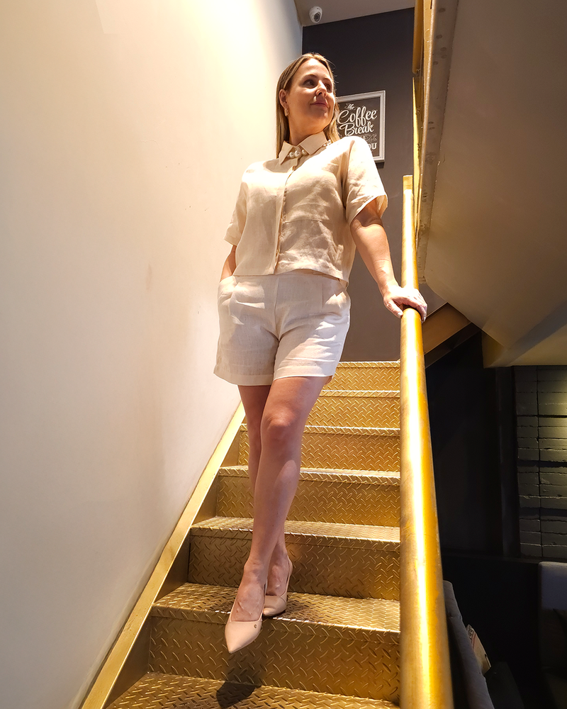 Short  Alfaiataria Feminino LN Bianca