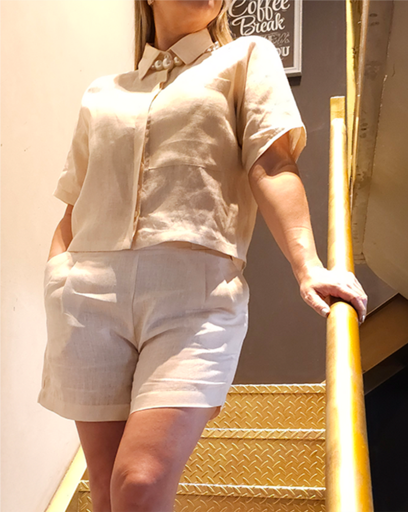 Short  Alfaiataria Feminino LN Bianca